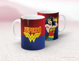 CANECA EM CERÂMICA DIA DOS AVÓS - SUPERVÓ Caneca em Cerâmica Branca 325ml  Sublimação  